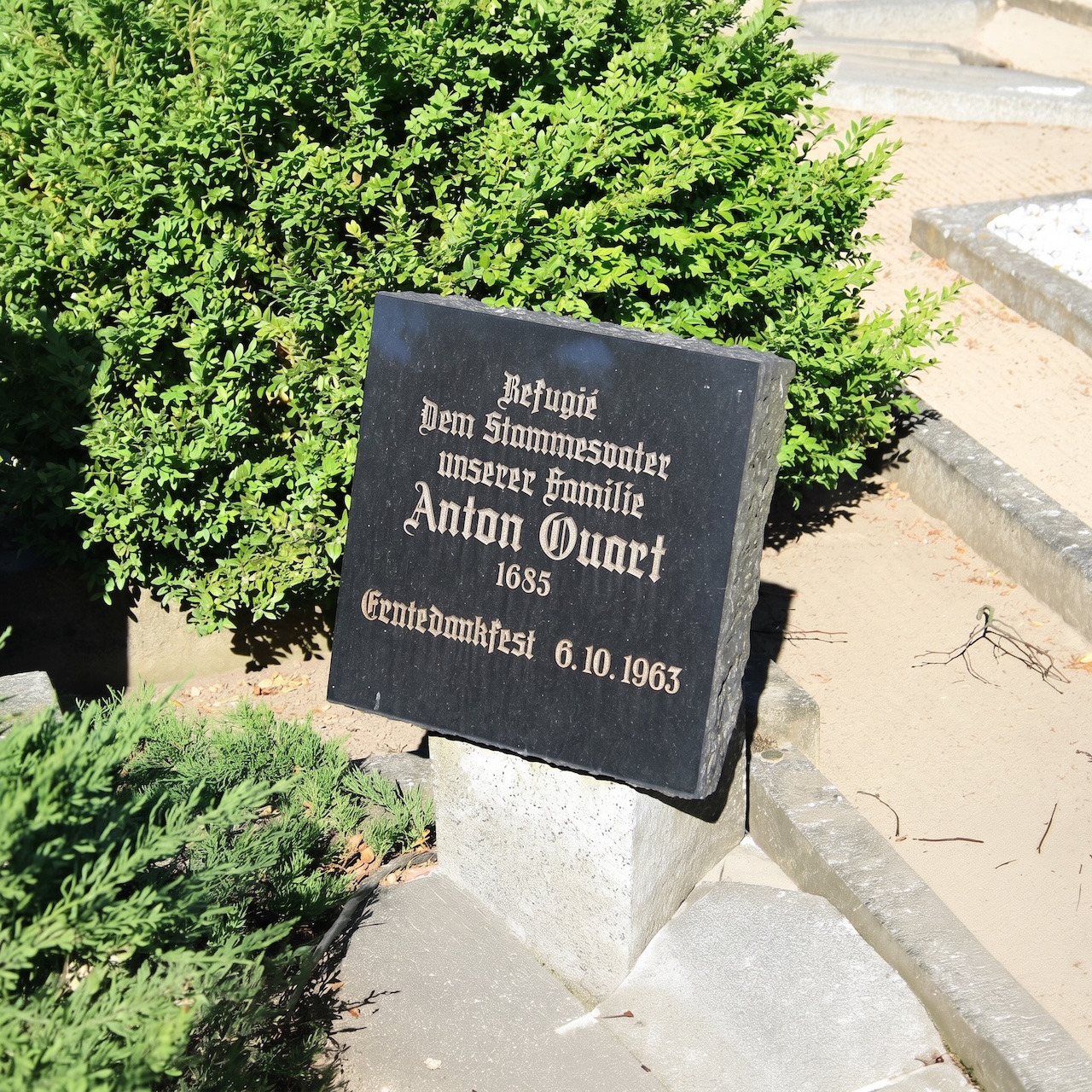 Gedenkstein für den Stammesvater