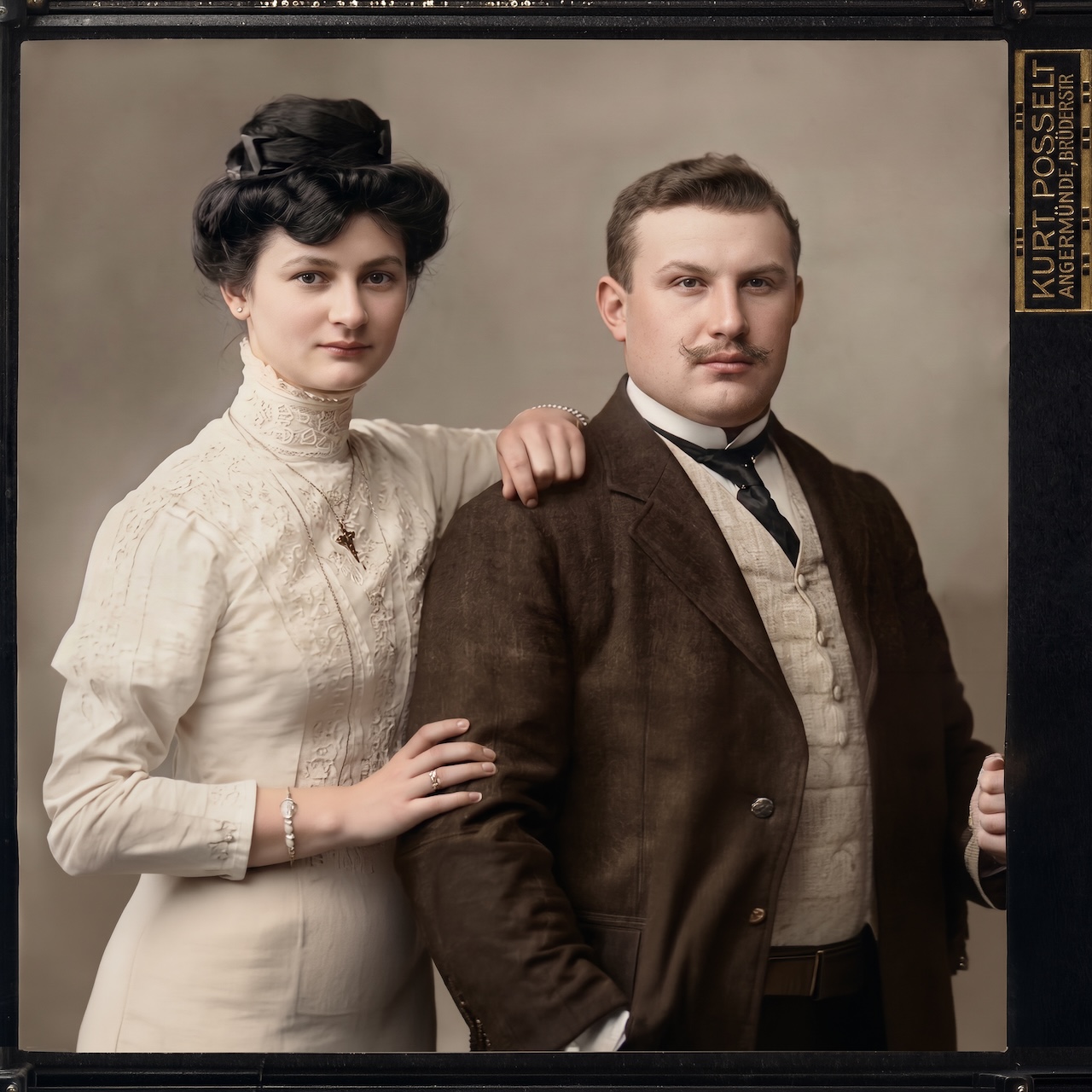 Agnes und Fritz Ouart (jung)