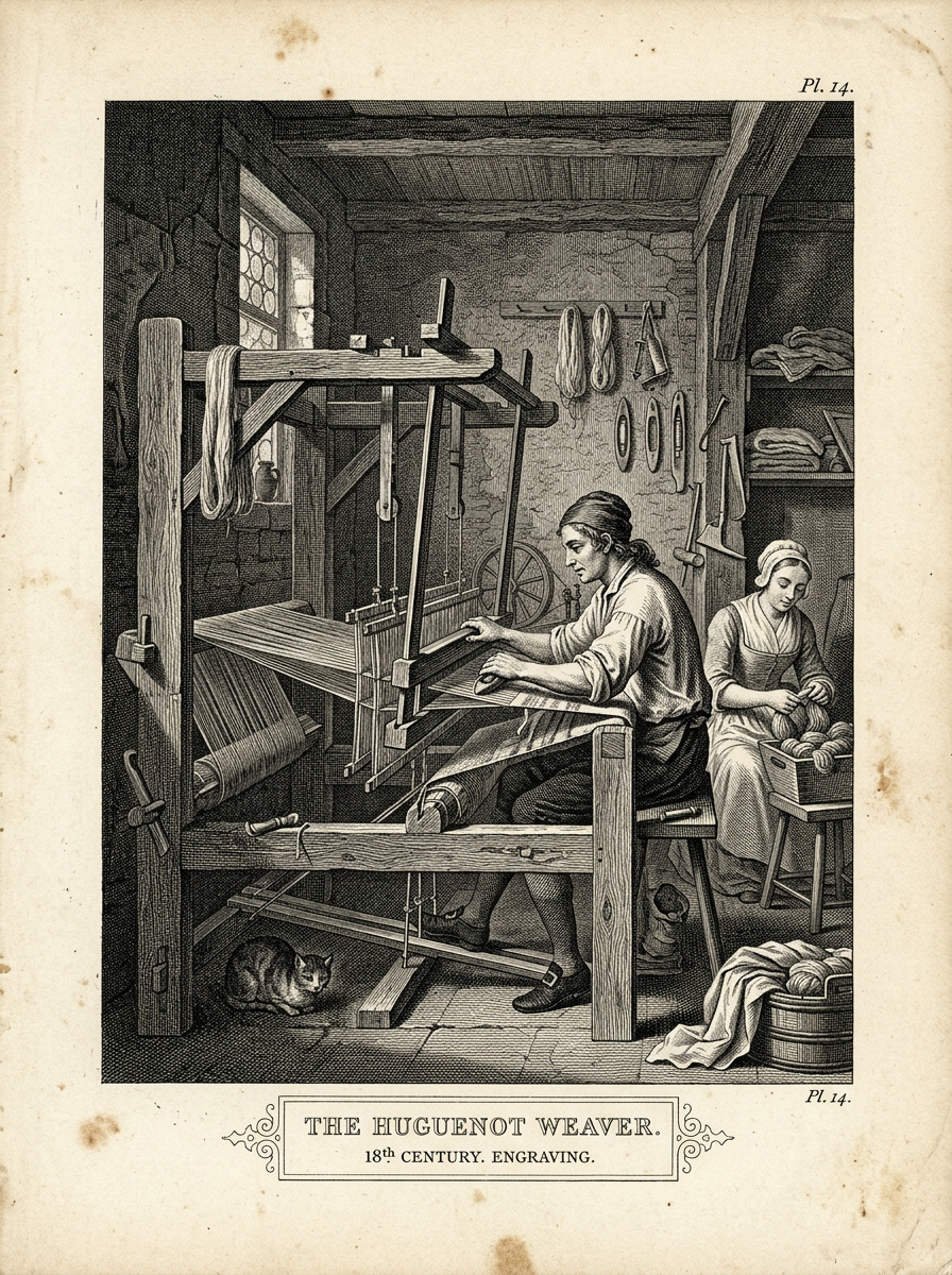 Hugenottische Weberei