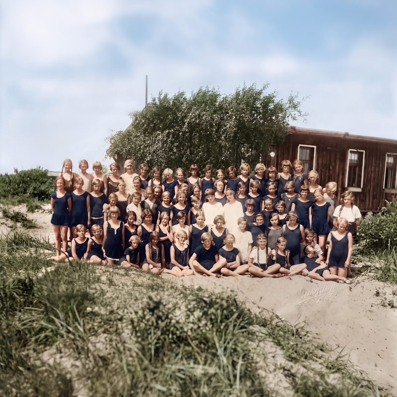Ferienaufenthalt an der Ostsee, 1927