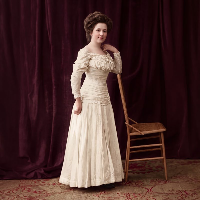 Elisabeth Jackisch, M&auml;rz 1910